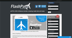 Desktop Screenshot of flashpass.net