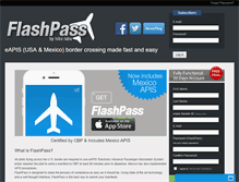 Tablet Screenshot of flashpass.net